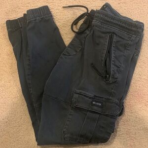 Hollister Black Cargo Jogger